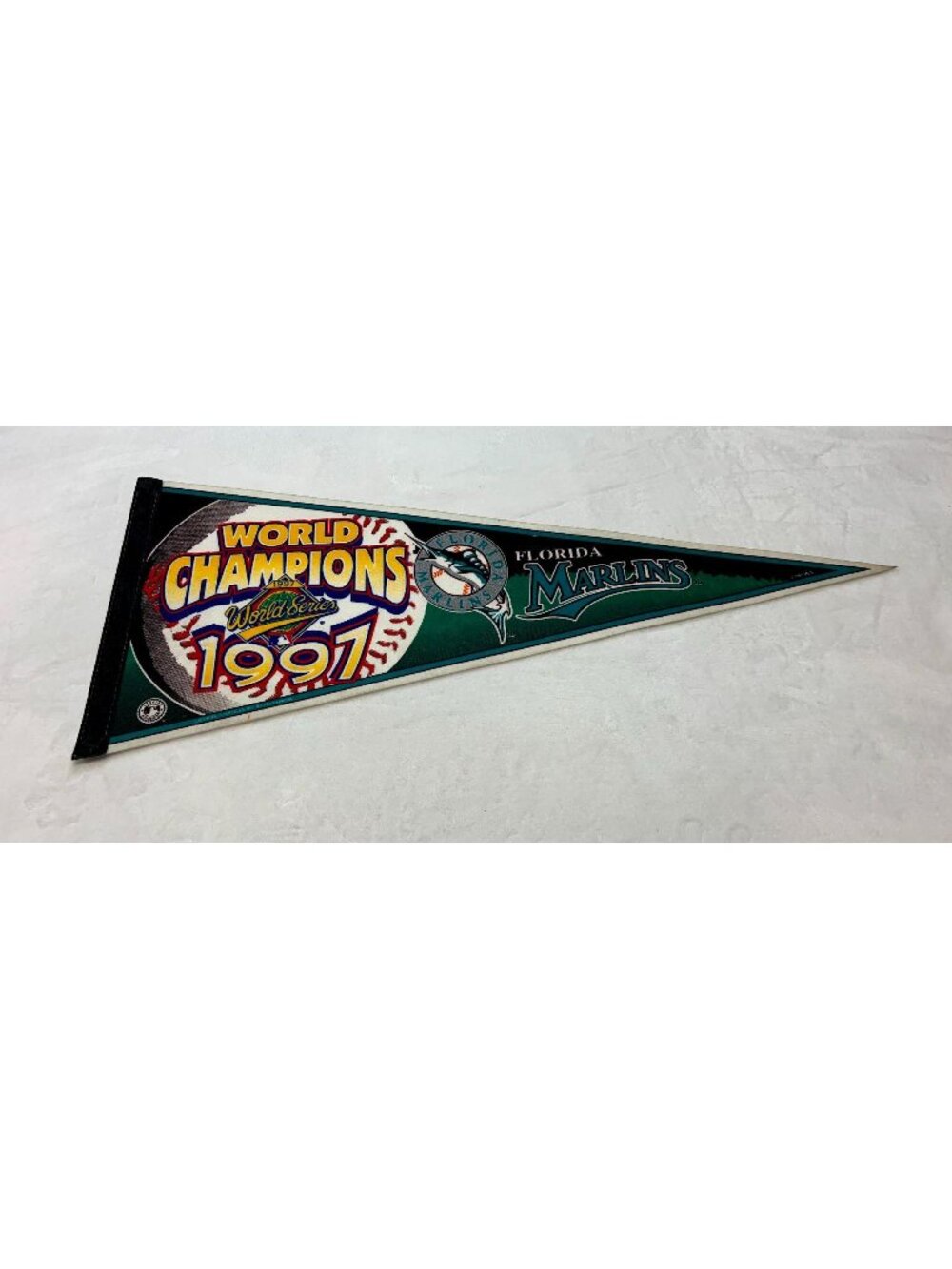 Vintage 1997 World Series Florida Marlins pennant